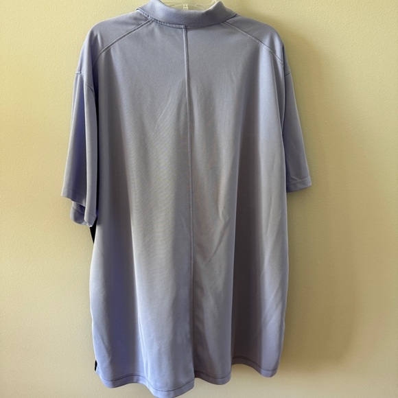 Nike Dri-Fit Victory Two-Tone Lavender and Navy Polo Shirt XL - Picture 3 of 3